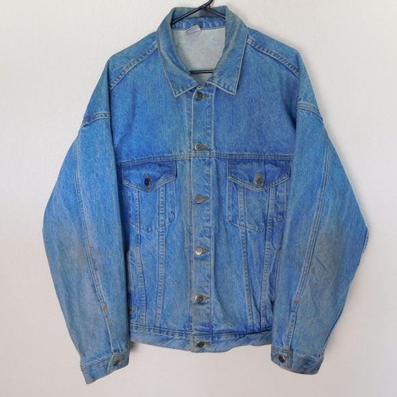 Other - Tyca Denim Jacket Adult L Freightliner Embossed Made in USA Vintage Rare Trucker